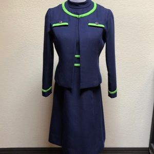 Vintage Two Piece Dress Suit